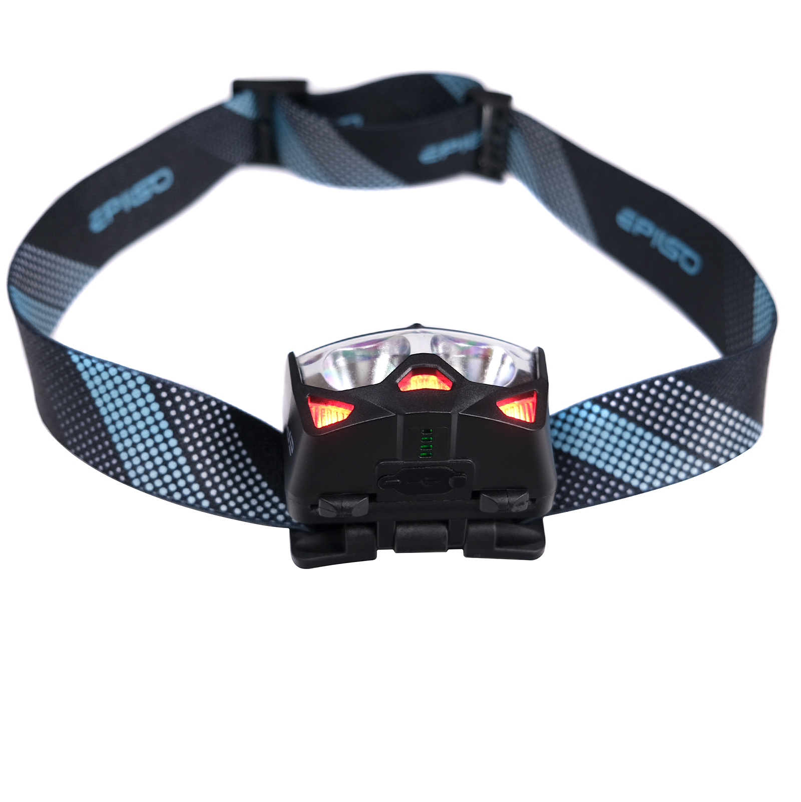 ������ EPILSO EPF-120 (��������, CREE XTE 5W x2, 1x1200mAh, 5� (USB), �������, + ������ �� ���)