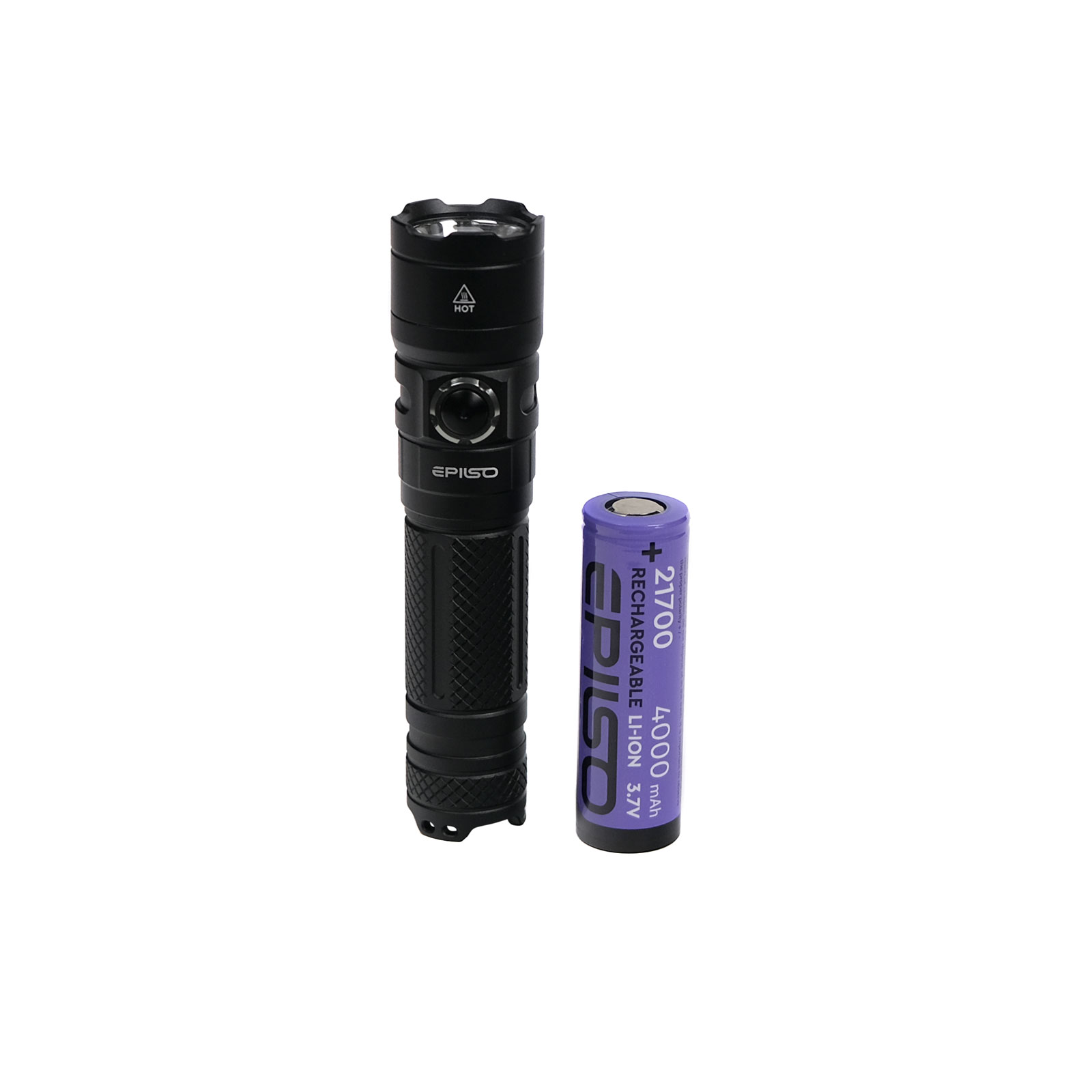������ EPILSO EPF-215 (���������, CREE XHP50.2 20W, 3.7V 4.0Ah, 5� (USB), ������, �����. 21700)