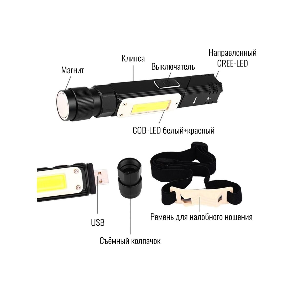 ������ �������� Focus 2100 ����������� 10W COB ��������������  1/50/100